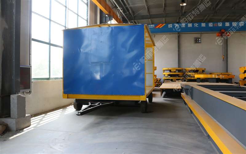 恭喜帕菲特5噸液壓升降電動平車交付于綿陽