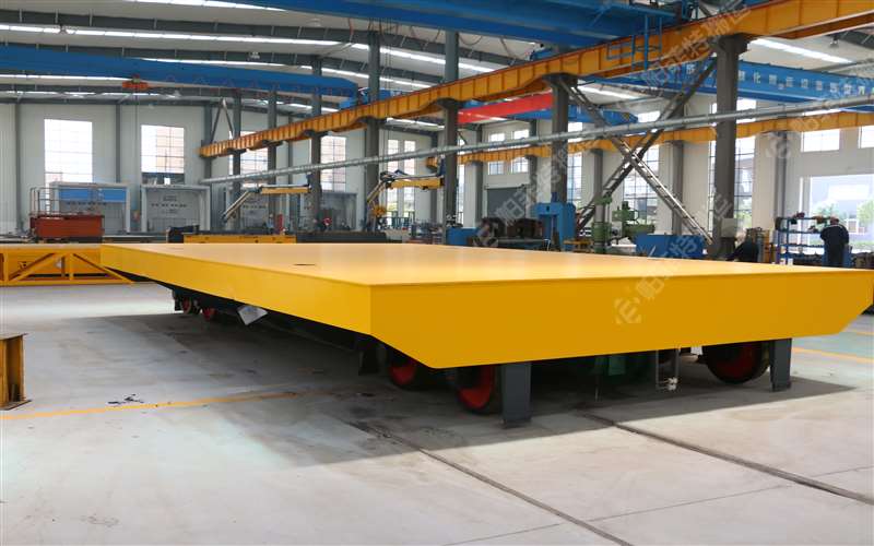 內(nèi)蒙古通遼10噸有軌電動平車發(fā)貨成功