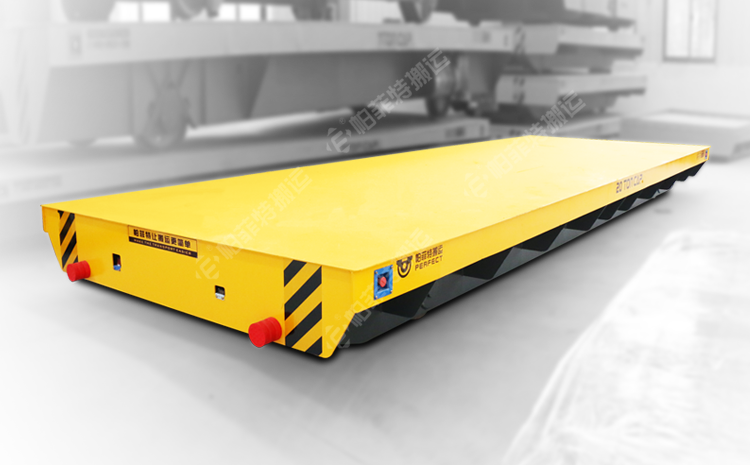 河北邢臺(tái)10噸軌道平車(chē)交付成功