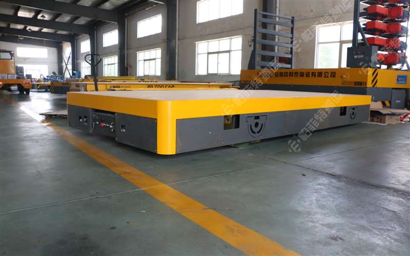 上海車(chē)間20噸無(wú)軌平車(chē)發(fā)貨成功