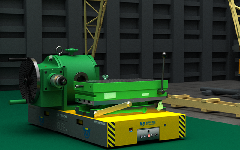 遼寧大連20噸蓄電池電動(dòng)平車驗(yàn)貨成功