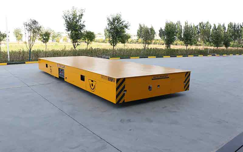 河北廊坊20噸無軌電動平車發貨成功