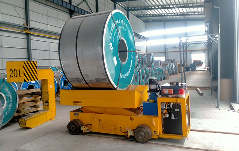 安徽30噸滑觸線軌道平車發貨成功