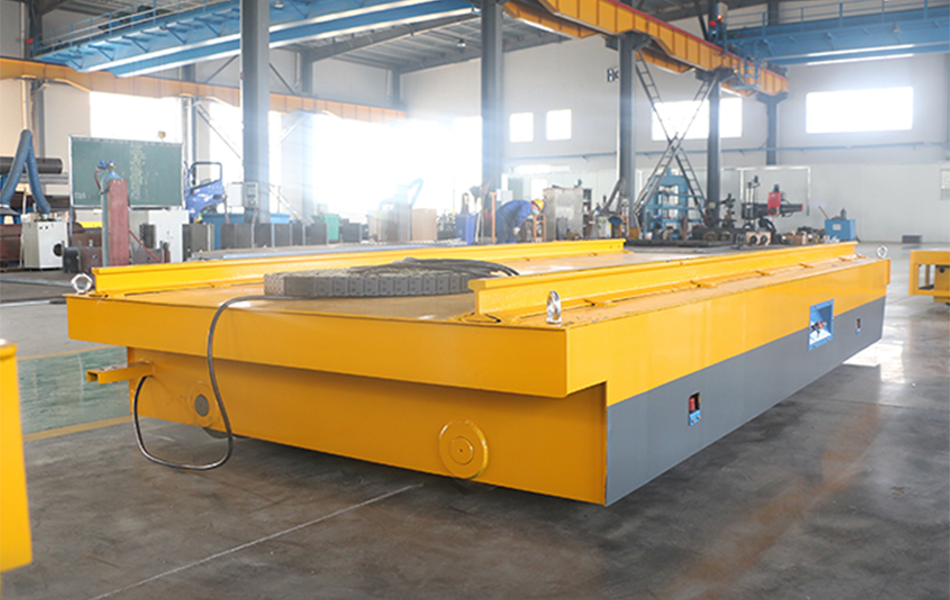 陜西20噸無軌平車發貨成功