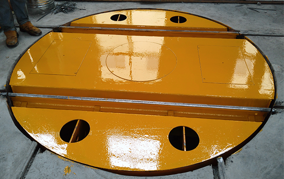 成都20噸軌道轉盤發貨成功